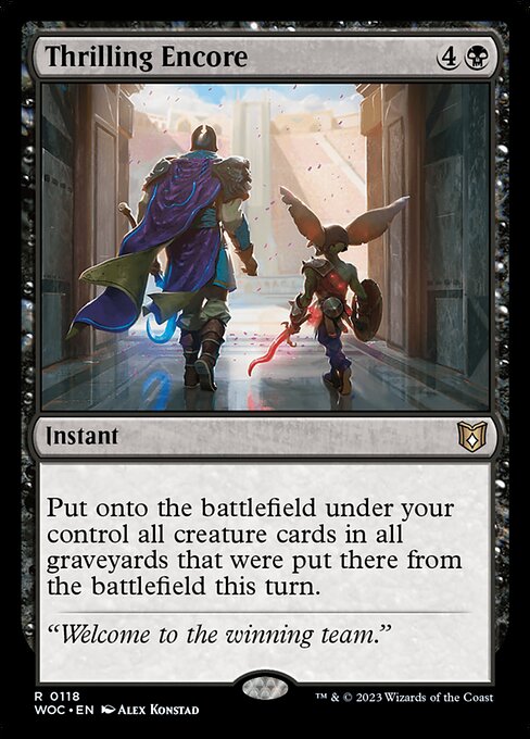 WOC: Thrilling Encore