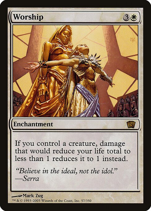 8ED: Worship (Foil)