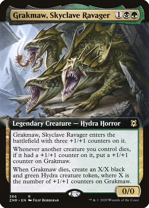 ZNR: Grakmaw, Skyclave Ravager (Extended Art)