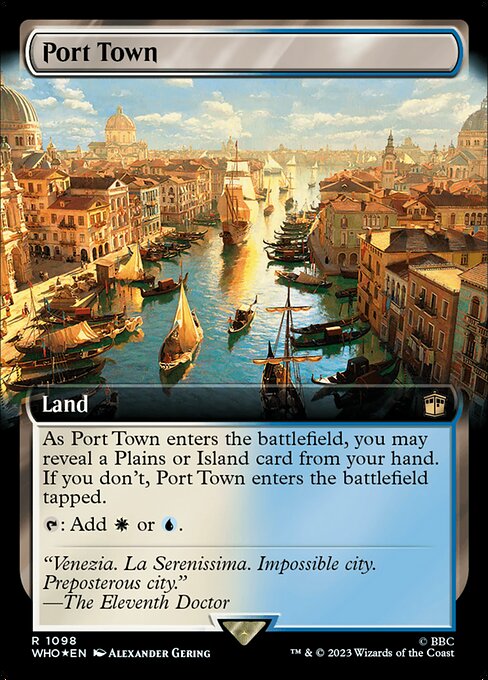 WHO: Port Town (Extended Art) (Surge Foil)