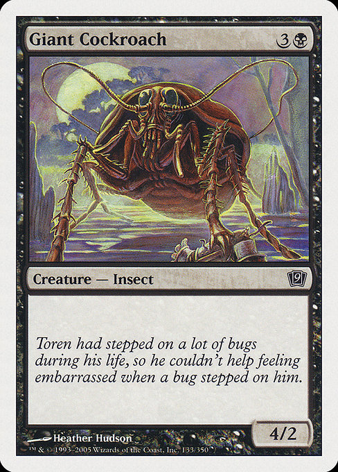 9ED: Giant Cockroach