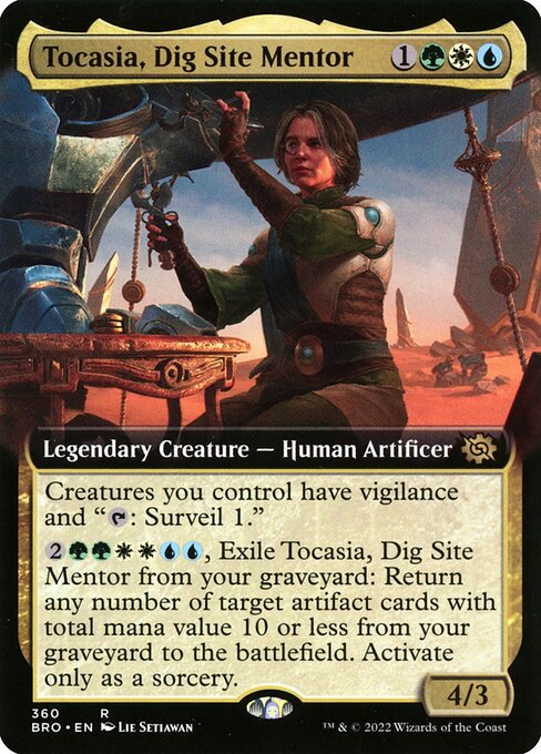 BRO: Tocasia, Dig Site Mentor (Extended Art) (Foil)