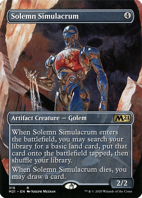 M21: Solemn Simulacrum (Alternate Art) (Foil)