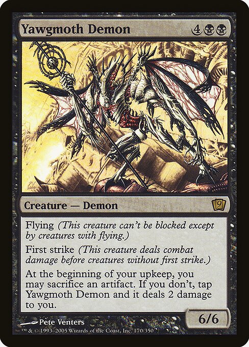 9ED: Yawgmoth Demon (Foil)