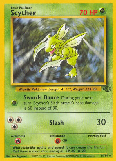 Scyther (26) 26/64 Unlimited Jungle