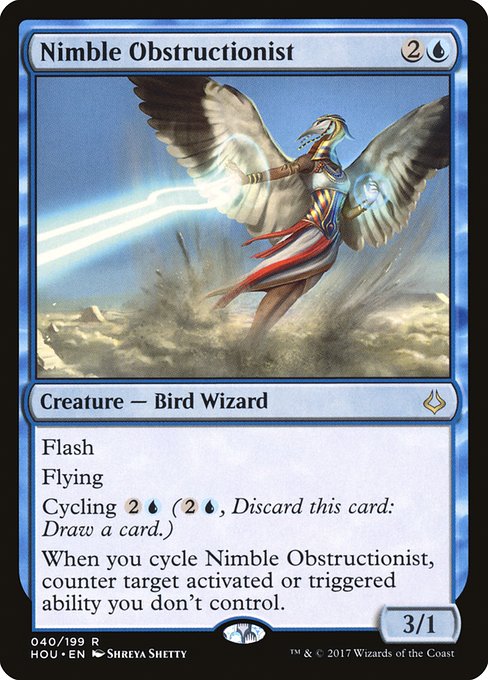 HOU: Nimble Obstructionist (Foil)