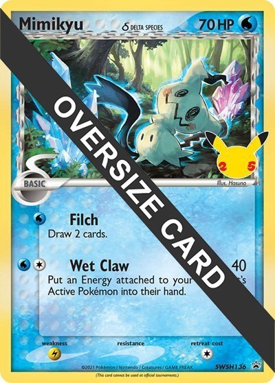 PR: Mimikyu (Delta Species) - SWSH136 (Holofoil)