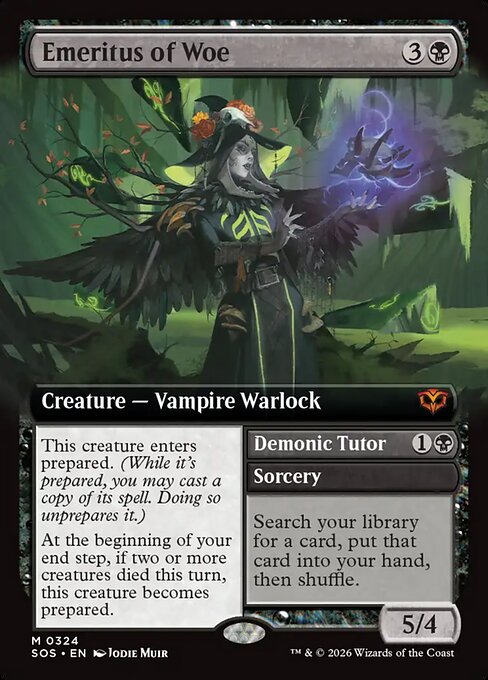 SOS: Emeritus of Woe (Extended Art) (Foil)