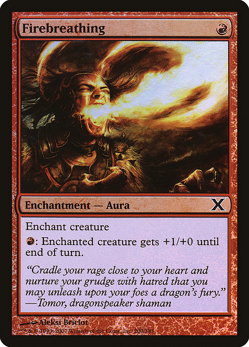 10E: Firebreathing (Foil)