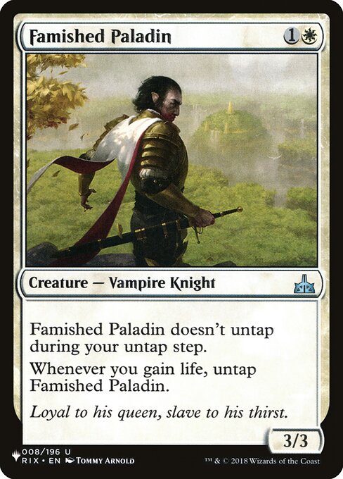 PLST: Famished Paladin