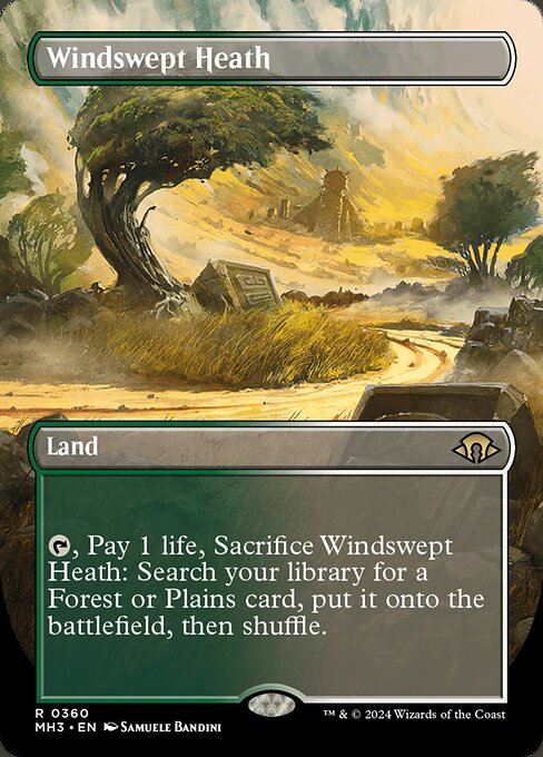 MH3: Windswept Heath (Borderless) (Foil)