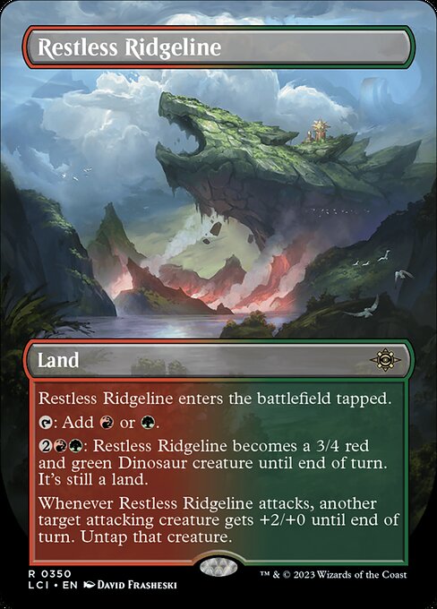 LCI: Restless Ridgeline (Borderless) (Foil)