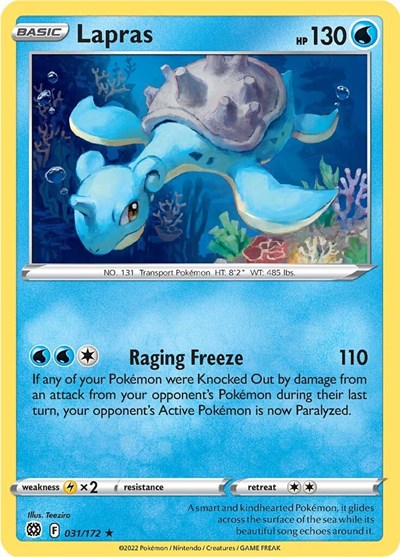 SWSH09: Lapras (Reverse Holofoil)