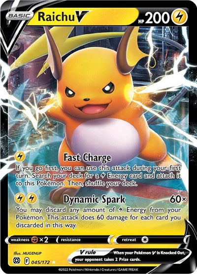 SWSH09: Raichu V (Holofoil)