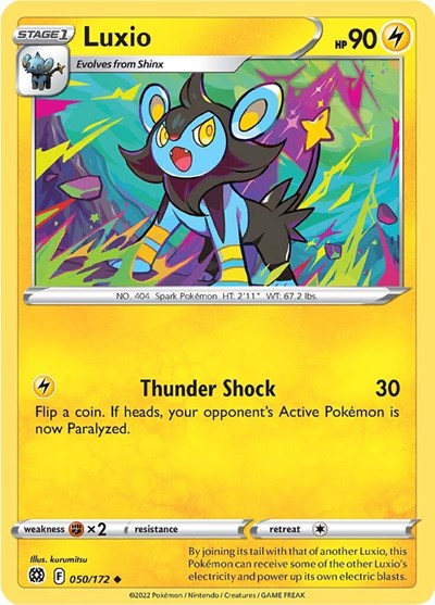 SWSH09: Luxio (Reverse Holofoil)