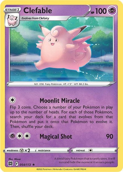 SWSH09: Clefable (Reverse Holofoil)