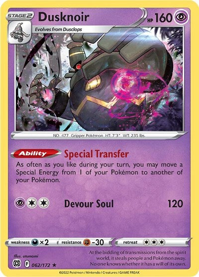 SWSH09: Dusknoir (Reverse Holofoil)