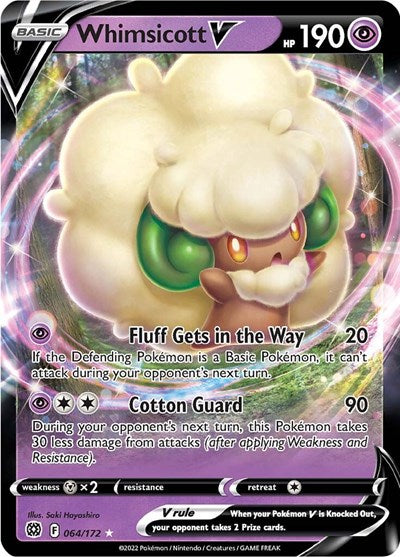 SWSH09: Whimsicott V (Holofoil)