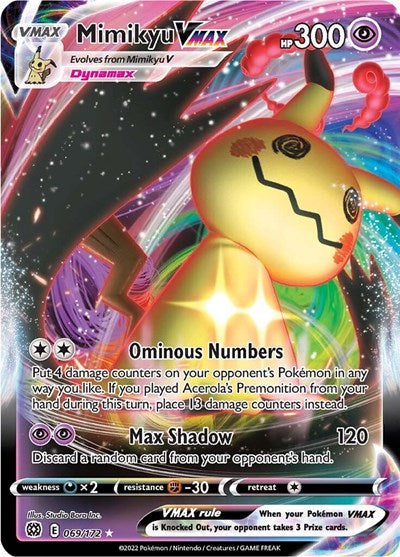 SWSH09: Mimikyu VMAX (Holofoil)
