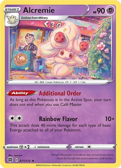 SWSH09: Alcremie (Reverse Holofoil)