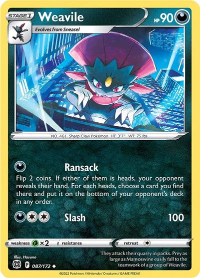 SWSH09: Weavile