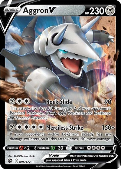 SWSH09: Aggron V (Holofoil)