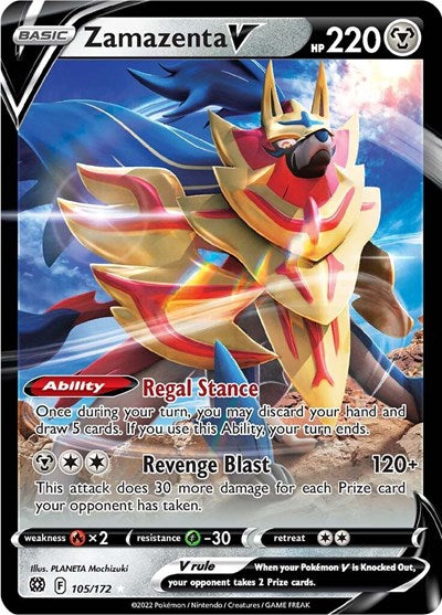 SWSH09: Zamazenta V (Holofoil)