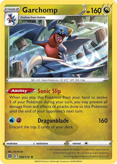 SWSH09: Garchomp (Reverse Holofoil)