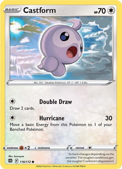 SWSH09: Castform (Reverse Holofoil)