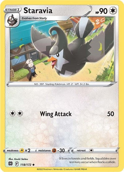 SWSH09: Staravia (Reverse Holofoil)