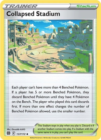 SWSH09: Collapsed Stadium (Reverse Holofoil)