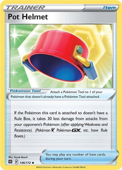 SWSH09: Pot Helmet (Reverse Holofoil)