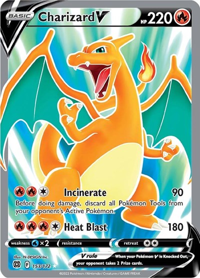 SWSH09: Charizard V (Full Art) (Holofoil)