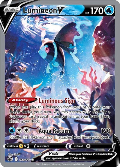 SWSH09: Lumineon V (Alternate Full Art) (Holofoil)