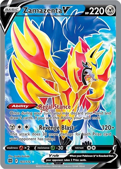SWSH09: Zamazenta V (Full Art) (Holofoil)