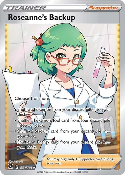 SWSH09: Roseanne's Backup (Full Art) (Holofoil)