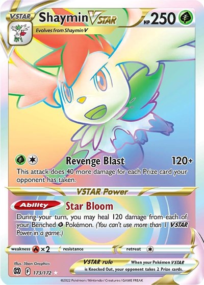 SWSH09: Shaymin VSTAR (Secret) (Holofoil)