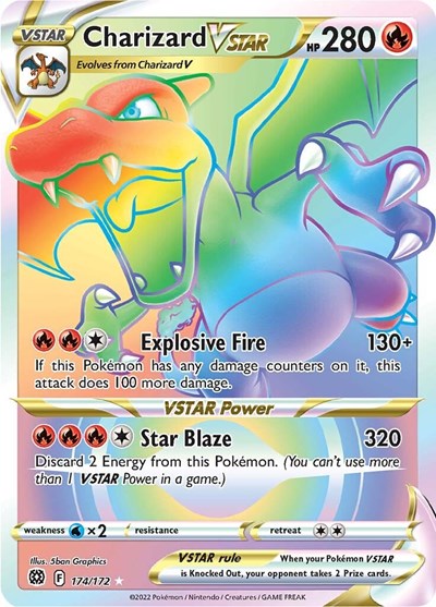 SWSH09: Charizard VSTAR (Secret) (Holofoil)