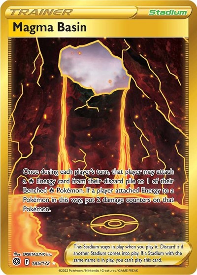 SWSH09: Magma Basin (Secret) (Holofoil)