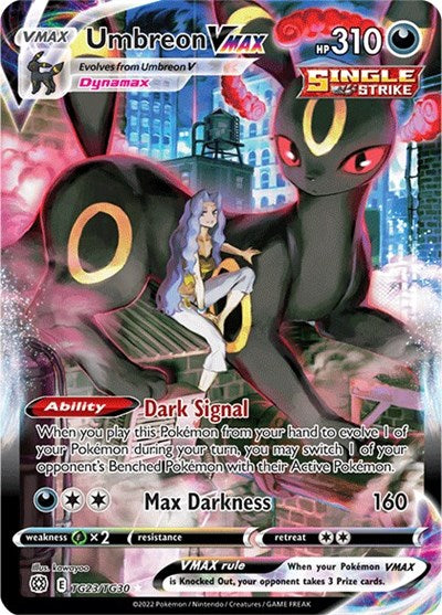 SWSH09:TG: Umbreon VMAX (Holofoil)