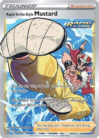 SWSH09:TG: Rapid Strike Style Mustard (Holofoil)
