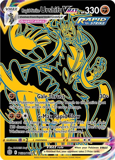 SWSH09:TG: Rapid Strike Urshifu VMAX (Secret) (Holofoil)
