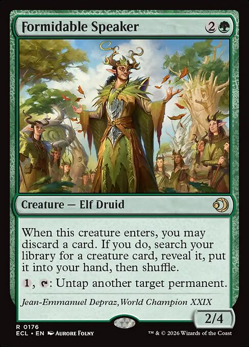 ECL: Formidable Speaker (Foil)