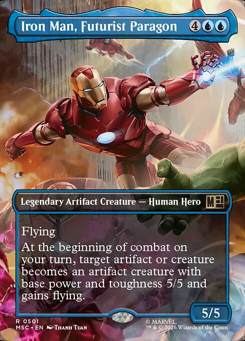 MSC: Iron Man, Futurist Paragon (Borderless)