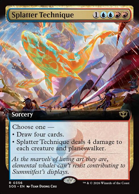 SOS: Splatter Technique (Extended Art) (Foil)