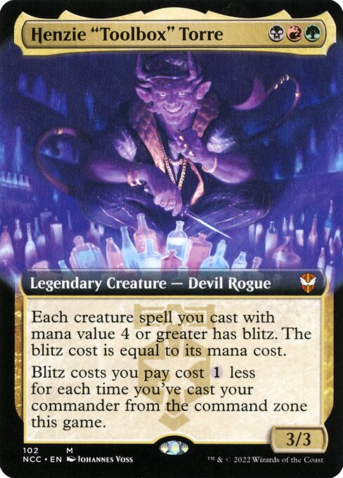 NCC: Henzie "Toolbox" Torre (Extended Art) (Foil)