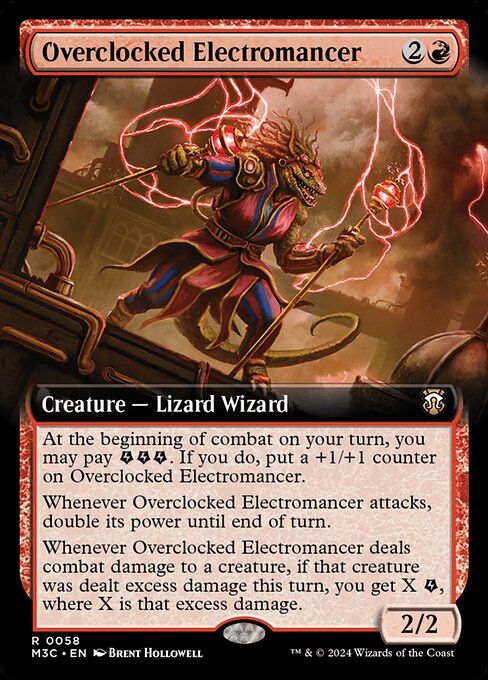M3C: Overclocked Electromancer (Extended Art) (Foil)