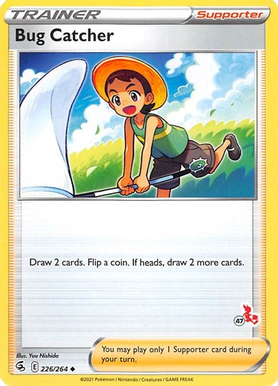 BA22: Bug Catcher - 226/264 (#47 Cinderace Stamped)