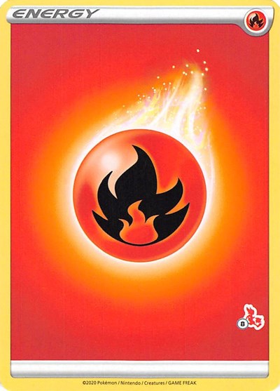 BA22: Fire Energy (#8 Cinderace Stamped)