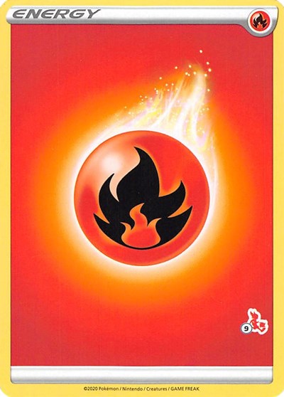 BA22: Fire Energy (#9 Cinderace Stamped)